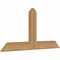 Ekena Millwork Portland Timber Gable Bracket, Western Red Cedar, 36"W x 18"H x 1 1/2"D x 3 1/2"F, 12/12 Pitch GBW036X18X0204POR00SWR - alternate 3